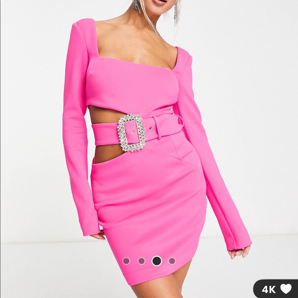 ASOS Design Hot Pink Dress Size 2, SOLD OUT
